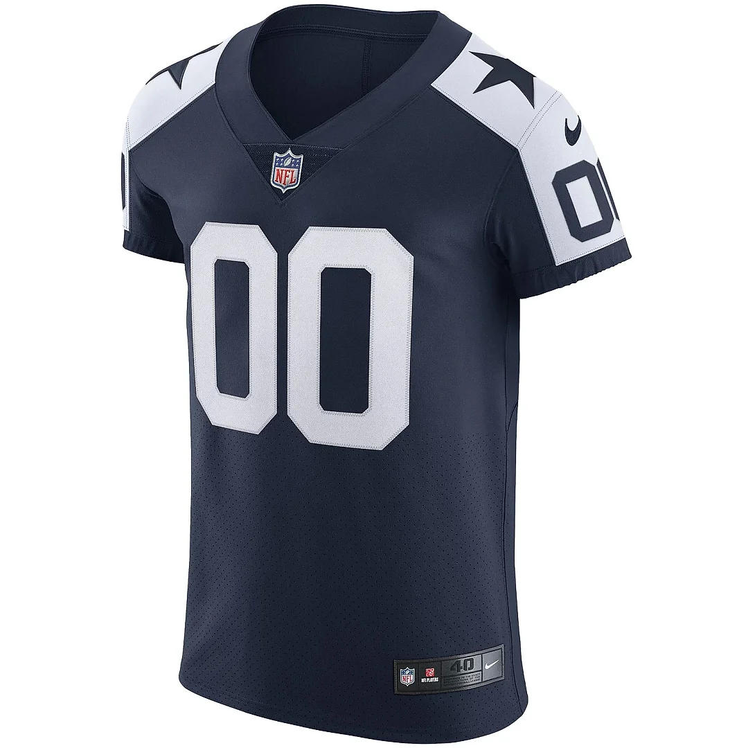 Zennovawear Men's Dallas Cowboys Navy Alternate Vapor Elite Custom Jersey