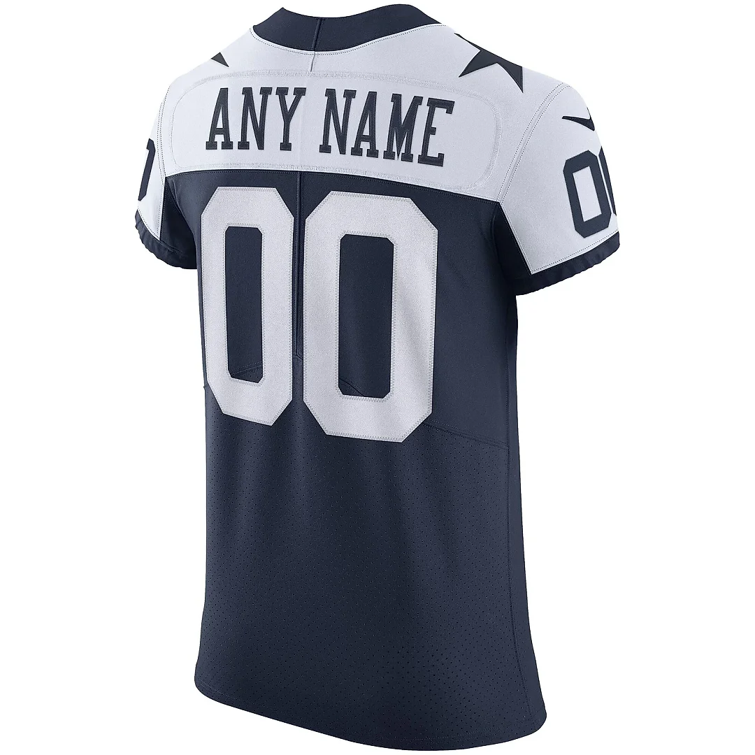 Zennovawear Men's Dallas Cowboys Navy Alternate Vapor Elite Custom Jersey