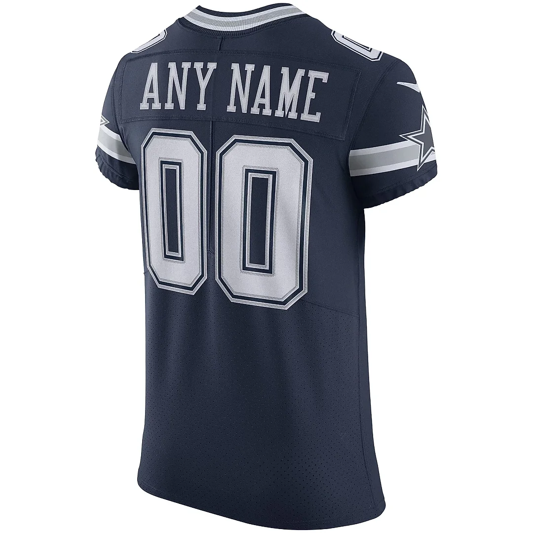 Zennovawear Men's Dallas Cowboys Navy Vapor Elite Custom Jersey