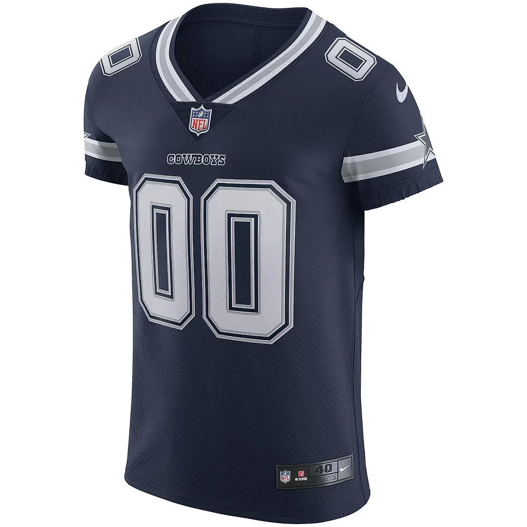Zennovawear Men's Dallas Cowboys Navy Vapor Elite Custom Jersey