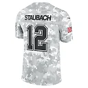 Zennovawear Men's Dallas Cowboys Roger Staubach Arctic Camo 2024 Salute to Service Retired Player Limited Jersey