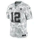 Zennovawear Men's Dallas Cowboys Roger Staubach Arctic Camo 2024 Salute to Service Retired Player Limited Jersey