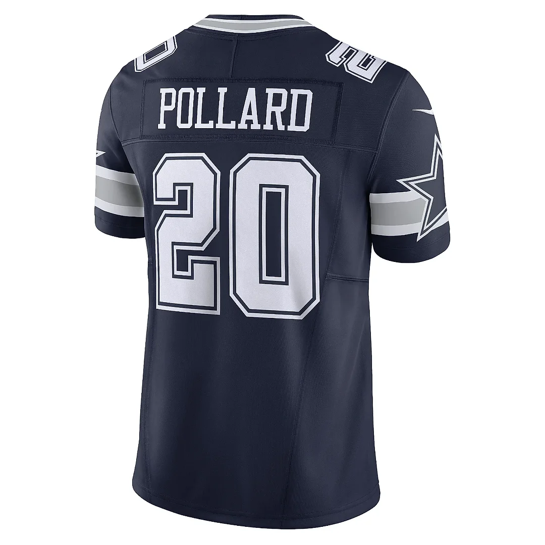 Zennovawear Men's Dallas Cowboys Tony Pollard Navy Vapor F.U.S.E. Limited Jersey