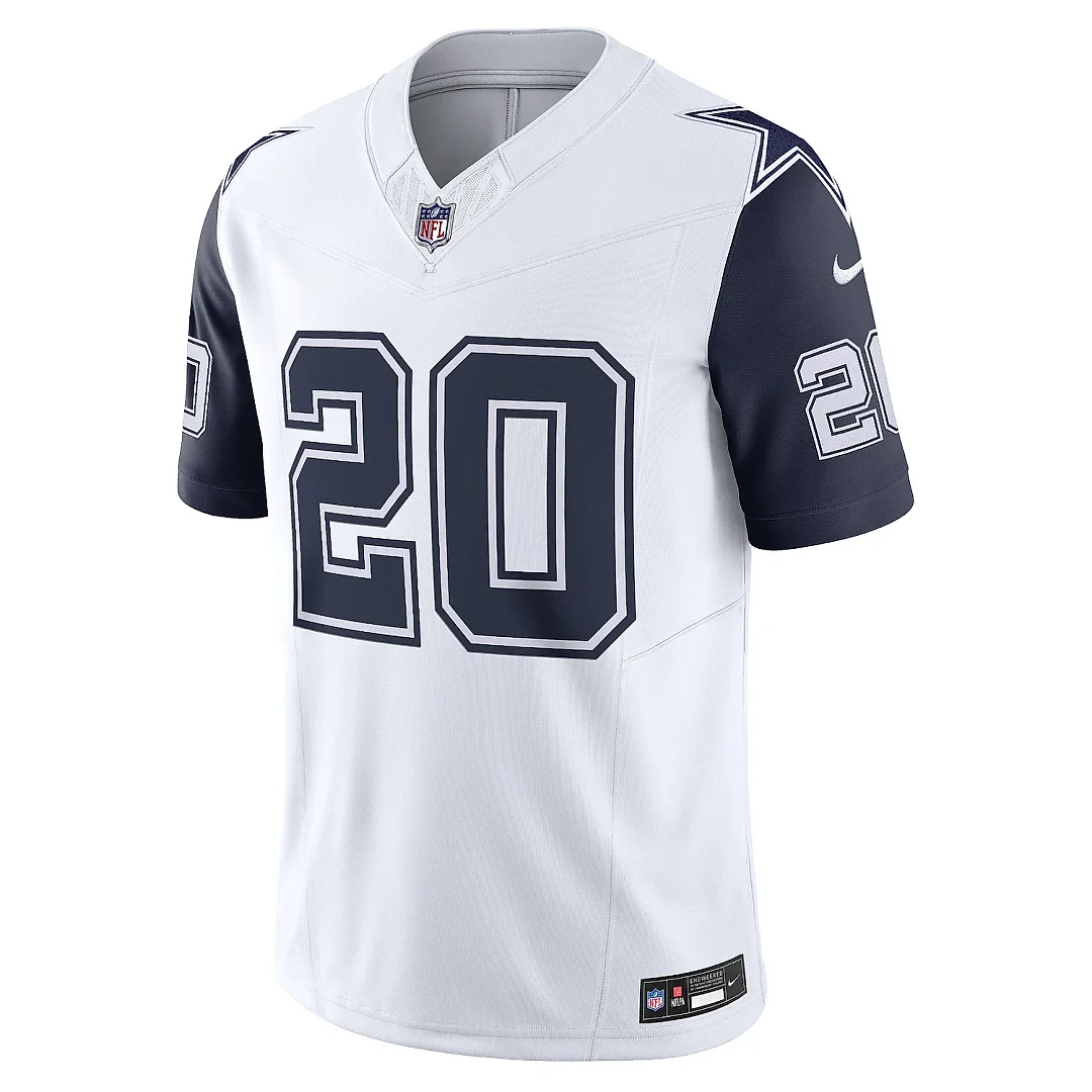 Zennovawear Men's Dallas Cowboys Tony Pollard White Vapor F.U.S.E. Limited Jersey