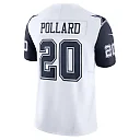 Zennovawear Men's Dallas Cowboys Tony Pollard White Vapor F.U.S.E. Limited Jersey