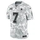 Zennovawear Men's Dallas Cowboys Trevon Diggs Arctic Camo 2024 Salute to Service Limited Jersey