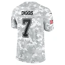 Zennovawear Men's Dallas Cowboys Trevon Diggs Arctic Camo 2024 Salute to Service Limited Jersey