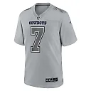 Zennovawear Men's Dallas Cowboys Trevon Diggs Gray Atmosphere Fashion Game Jersey