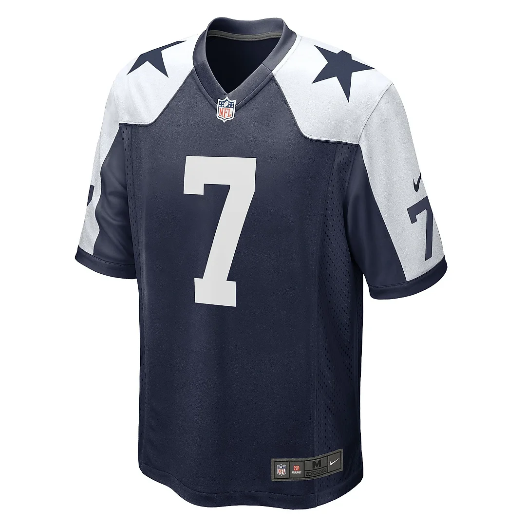 Zennovawear Men's Dallas Cowboys Trevon Diggs Navy Alternate Game Jersey