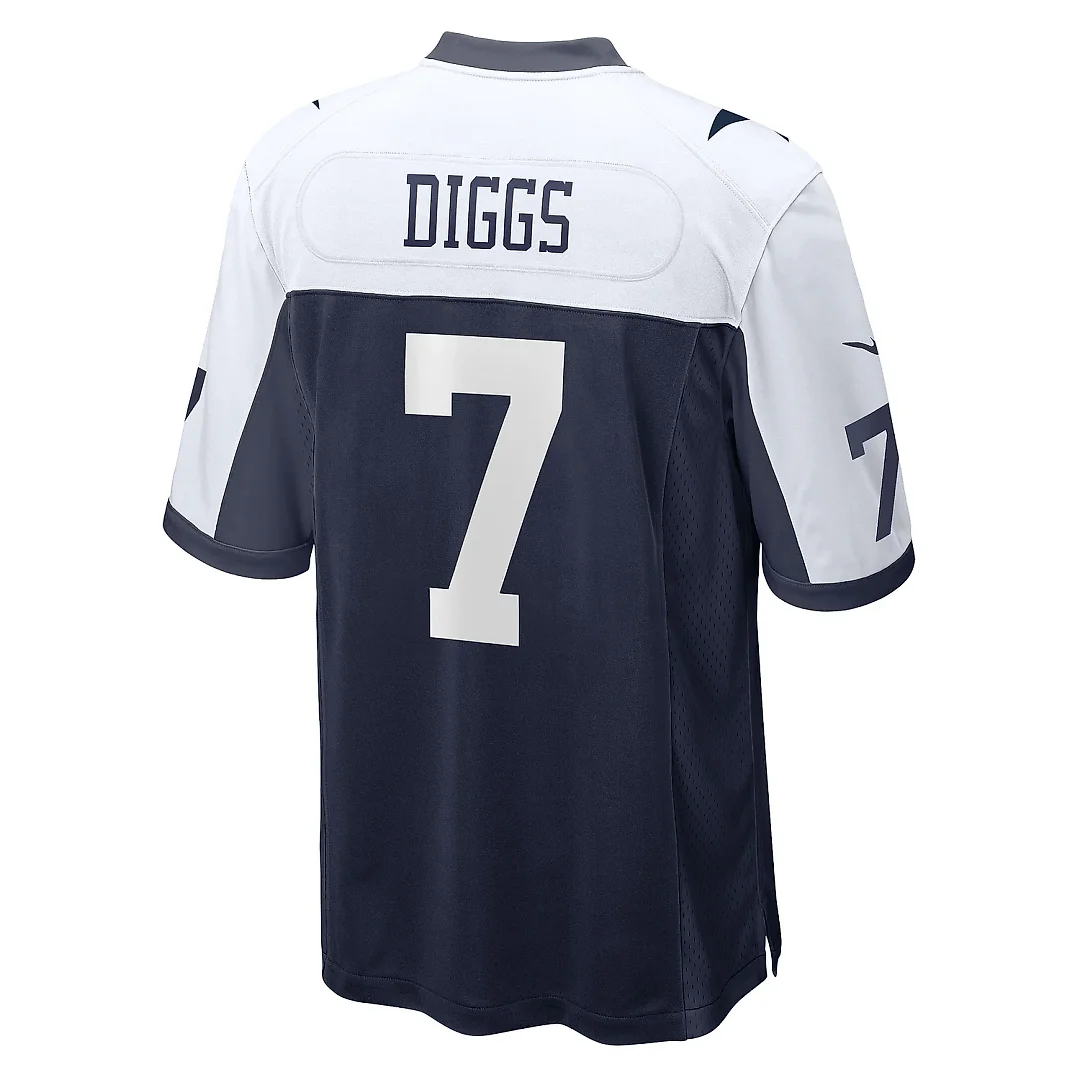 Zennovawear Men's Dallas Cowboys Trevon Diggs Navy Alternate Game Jersey
