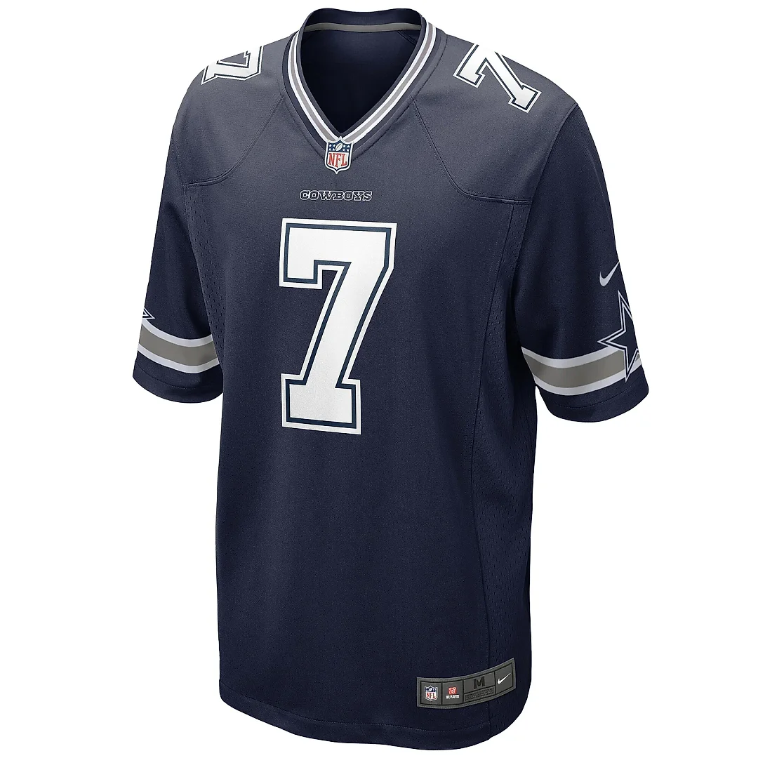 Zennovawear Men's Dallas Cowboys Trevon Diggs Navy Game Jersey