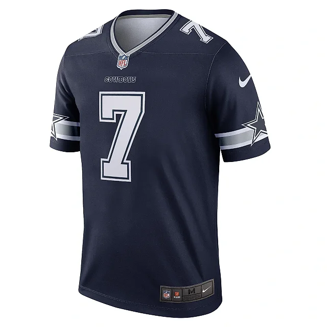 Zennovawear Men's Dallas Cowboys Trevon Diggs Navy Team Legend Player Performance Top