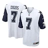 Zennovawear Men's Dallas Cowboys Trevon Diggs White Alternate Game Jersey