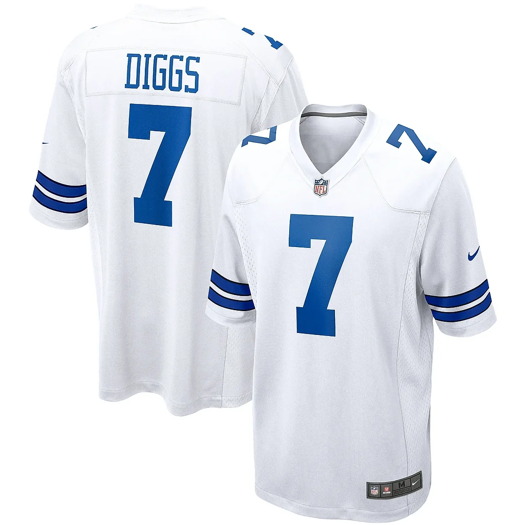 Zennovawear Men's Dallas Cowboys Trevon Diggs White Game Jersey