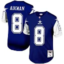 Zennovawear Men's Dallas Cowboys Troy Aikman Mitchell & Ness Navy Legacy Jersey