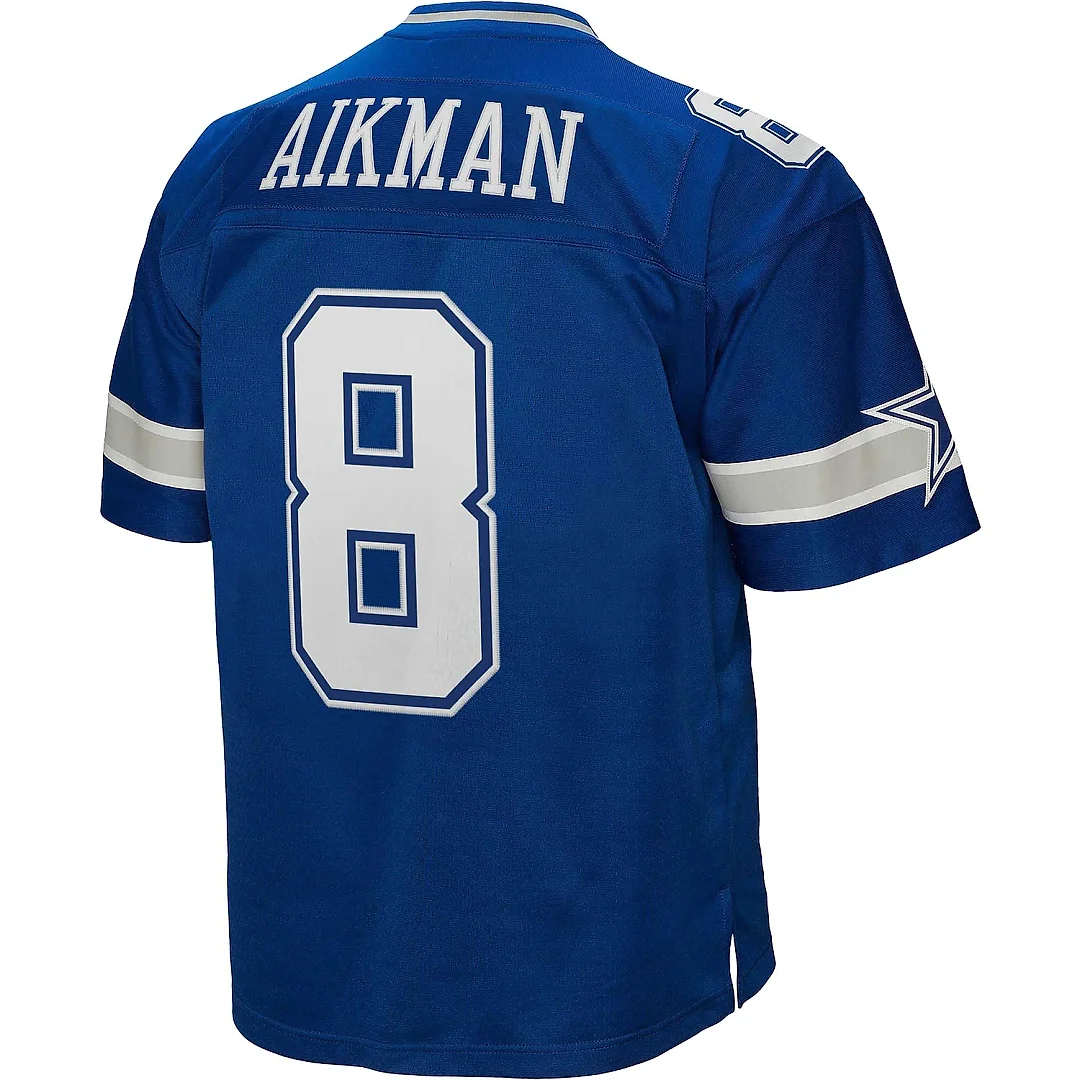Zennovawear Men's Dallas Cowboys Troy Aikman Mitchell & Ness Royal Legacy Jersey