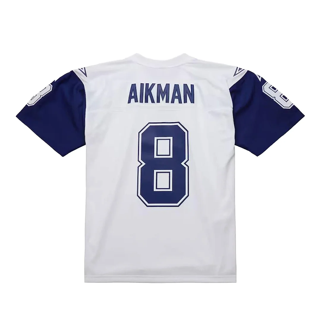 Zennovawear Men's Dallas Cowboys Troy Aikman Mitchell & Ness White 1994 Alternate Legacy Jersey