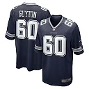Zennovawear Men's Dallas Cowboys Tyler Guyton Navy Player Game Jersey