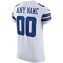 Zennovawear Men's Dallas Cowboys White Vapor Elite Custom Jersey