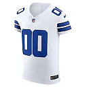 Zennovawear Men's Dallas Cowboys White Vapor F.U.S.E. Elite Custom Jersey
