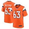 Zennovawear Men's Denver Broncos Alex Palczewski Orange Team Game Jersey