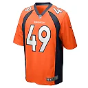 Zennovawear Men's Denver Broncos Alex Singleton Orange Game Player Jersey