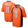 Zennovawear Men's Denver Broncos Ben DiNucci Orange Team Game Jersey