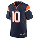 Zennovawear Men's Denver Broncos Bo Nix Navy Alternate Game Jersey