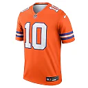 Zennovawear Men's Denver Broncos Bo Nix Orange Alternate Legend Player Performance Top