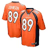 Zennovawear Men's Denver Broncos Brandon Johnson Orange Game Player Jersey