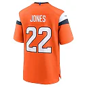 Zennovawear Men's Denver Broncos Brandon Jones Orange Team Game Jersey