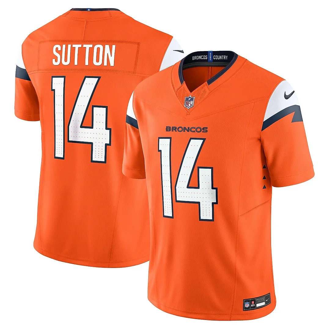 Zennovawear Men's Denver Broncos Courtland Sutton Orange Mile High Collection Vapor F.U.S.E. Limited Jersey