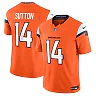 Zennovawear Men's Denver Broncos Courtland Sutton Orange Mile High Collection Vapor F.U.S.E. Limited Jersey