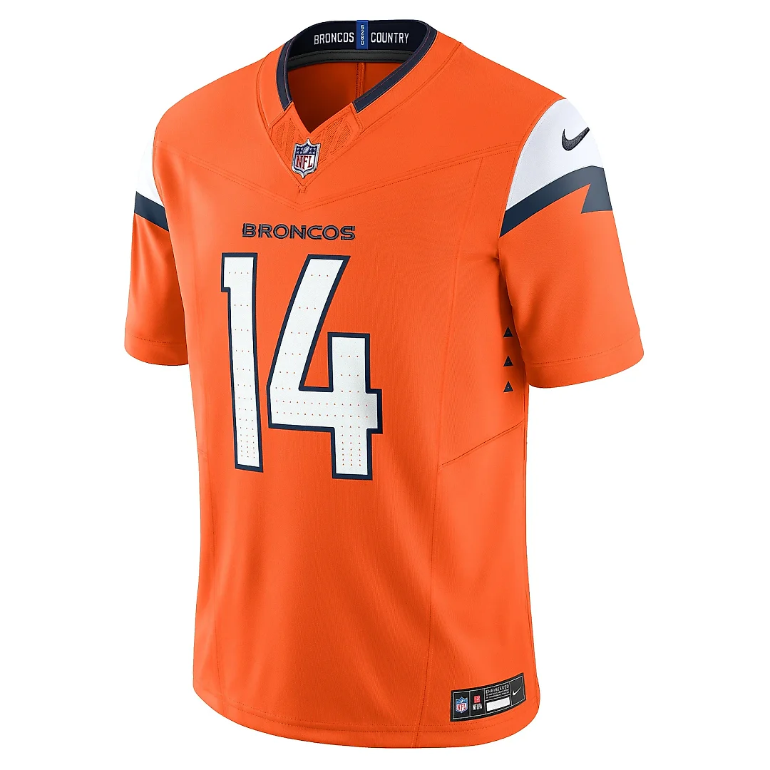 Zennovawear Men's Denver Broncos Courtland Sutton Orange Mile High Collection Vapor F.U.S.E. Limited Jersey