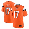 Zennovawear Men's Denver Broncos Devaughn Vele Orange Team Game Jersey