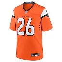 Zennovawear Men's Denver Broncos Devon Key Orange Team Game Jersey