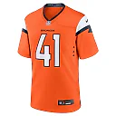 Zennovawear Men's Denver Broncos Drew Sanders Orange Team Game Jersey