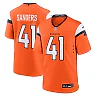 Zennovawear Men's Denver Broncos Drew Sanders Orange Team Game Jersey