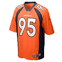 Zennovawear Men's Denver Broncos Elijah Garcia Orange Team Game Jersey