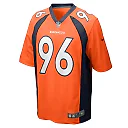 Zennovawear Men's Denver Broncos Eyioma Uwazurike Orange Game Player Jersey