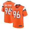 Zennovawear Men's Denver Broncos Eyioma Uwazurike Orange Team Game Jersey