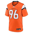 Zennovawear Men's Denver Broncos Eyioma Uwazurike Orange Team Game Jersey