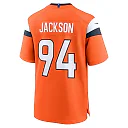 Zennovawear Men's Denver Broncos Jackson Orange Team Game Jersey
