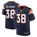 Zennovawear Men's Denver Broncos Jaleel McLaughlin Navy Alternate Game Jersey