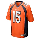 Zennovawear Men's Denver Broncos Jalen Virgil Orange Game Player Jersey
