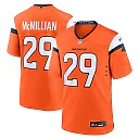 Zennovawear Men's Denver Broncos Ja'Quan McMillian Orange Team Game Jersey
