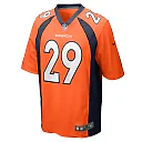 Zennovawear Men's Denver Broncos JaQuan McMillian Orange Team Game Jersey