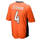 Zennovawear Men's Denver Broncos Jarrett Stidham Orange Game Player Jersey