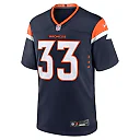 Zennovawear Men's Denver Broncos Javonte Williams Navy Mile High Collection Alternate Game Jersey