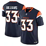 Zennovawear Men's Denver Broncos Javonte Williams Navy Mile High Collection Vapor F.U.S.E. Limited Jersey